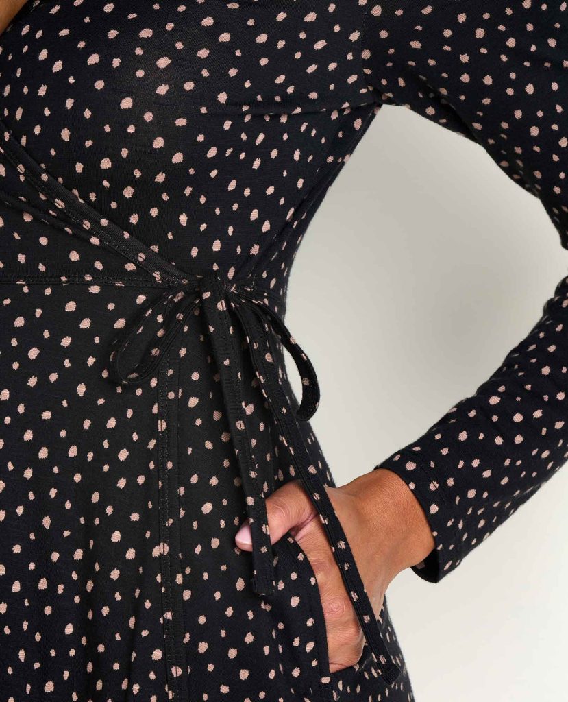 woman wearing a dress made from TENCEL