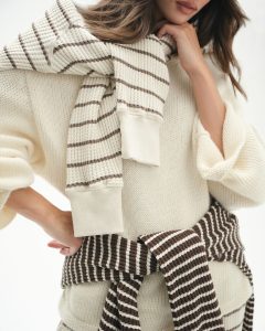 woman wearing natural clothing brands